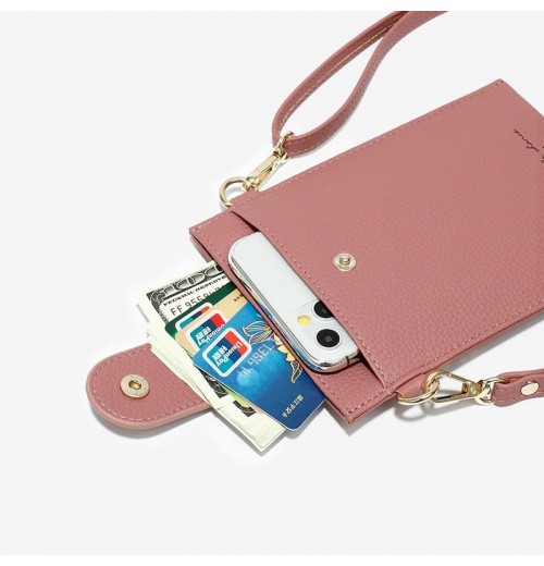 Leather Smartphone Crossbody Bag