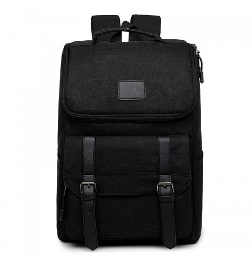 15.6 Backpack With Buckle Straps In Front