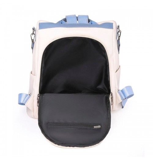 3 Way Leather Backpack Purse Anti Theft