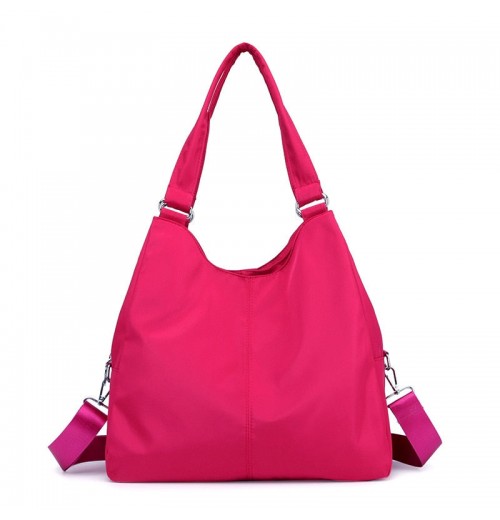 Nylon Zip Top Tote Bag