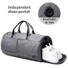 Mens Travel Duffle Bag With Shoe Compartment