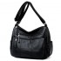 Faux Leather Tote Bag With Zipper