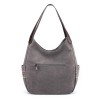 Zip Top Canvas Tote Bag