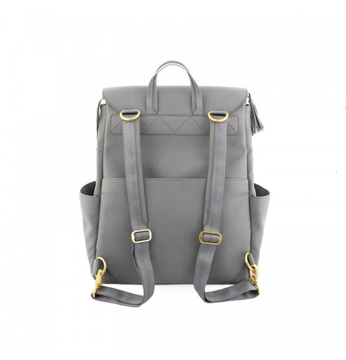 Faux Leather Diaper Backpack