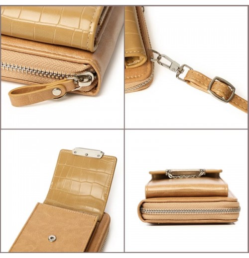 Leather Phone Pouch Crossbody