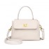 White Leather Crossbody Purse