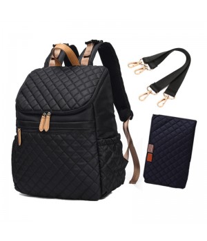 Quilted Diaper Backpack Unisex