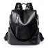 Theft Proof Faux Leather Backpack