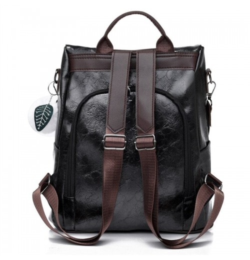 Anti Theft Backpack Women Leather